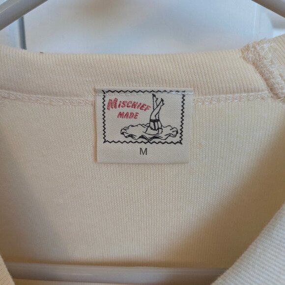 Mischief Made The Black Panther Sweatshirt in Cream - Picture 3 of 3